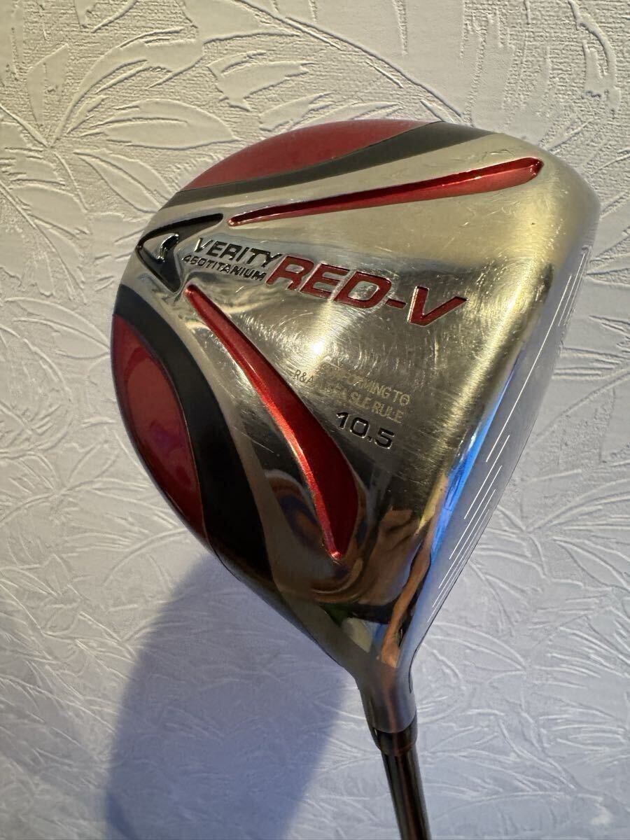 超美品 格安　爆飛び マルマン(マジェスティ)ベリティ ドライバー RED-V Verity RED-V 10.5° フレックスR