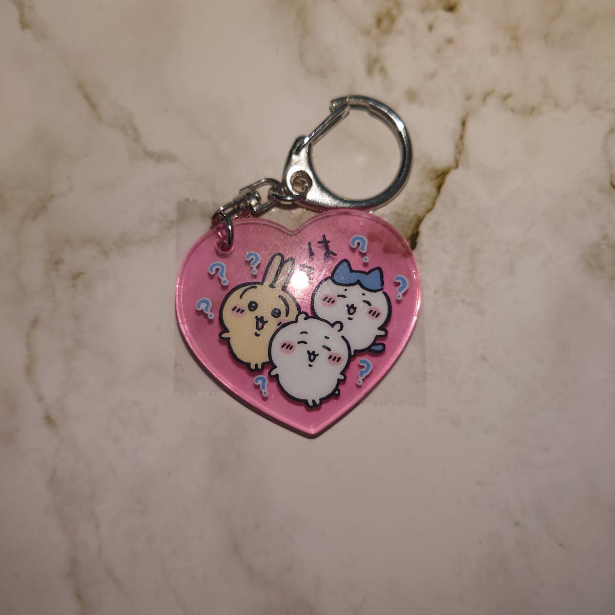 はて? ちいかわ アクリルキーホルダー7_画像1