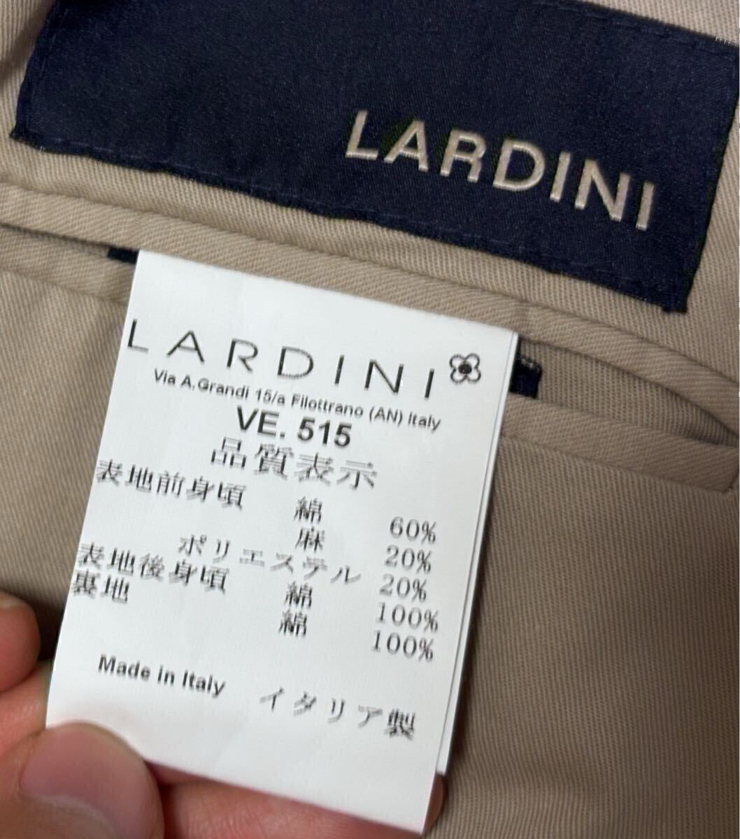 LARDINI ベスト セット シルク混 リネン 48 ベージュ ネイビー 状態良好 LARDINI 近年モデル ラルディーニ サイズ 46 S〜M ジレ