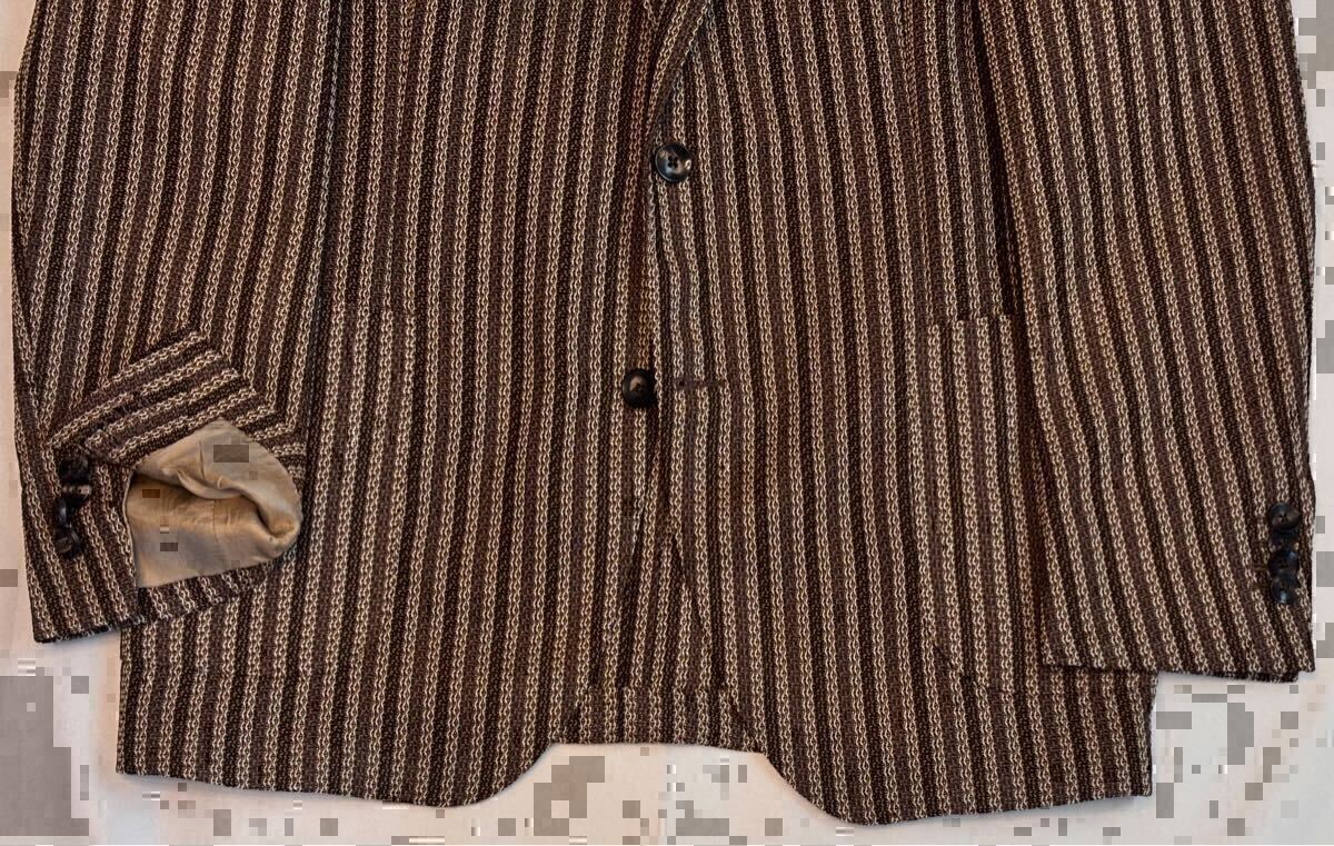 LARDINI ラルディーニ ジャケット　ブラウン　48サイズ LARDINI - ウール ニット 2B ジャケット / ブラウン | BEKKU HOMME