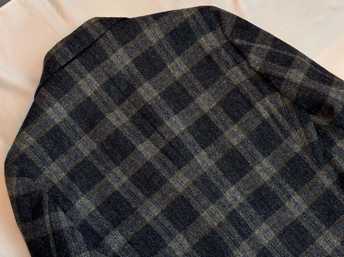 LARDINI ラルディーニ ウール ピーコート グレー ジャケット 44 状態良好 LARDINI ラルディーニ サイズ 44 S〜M テーラード