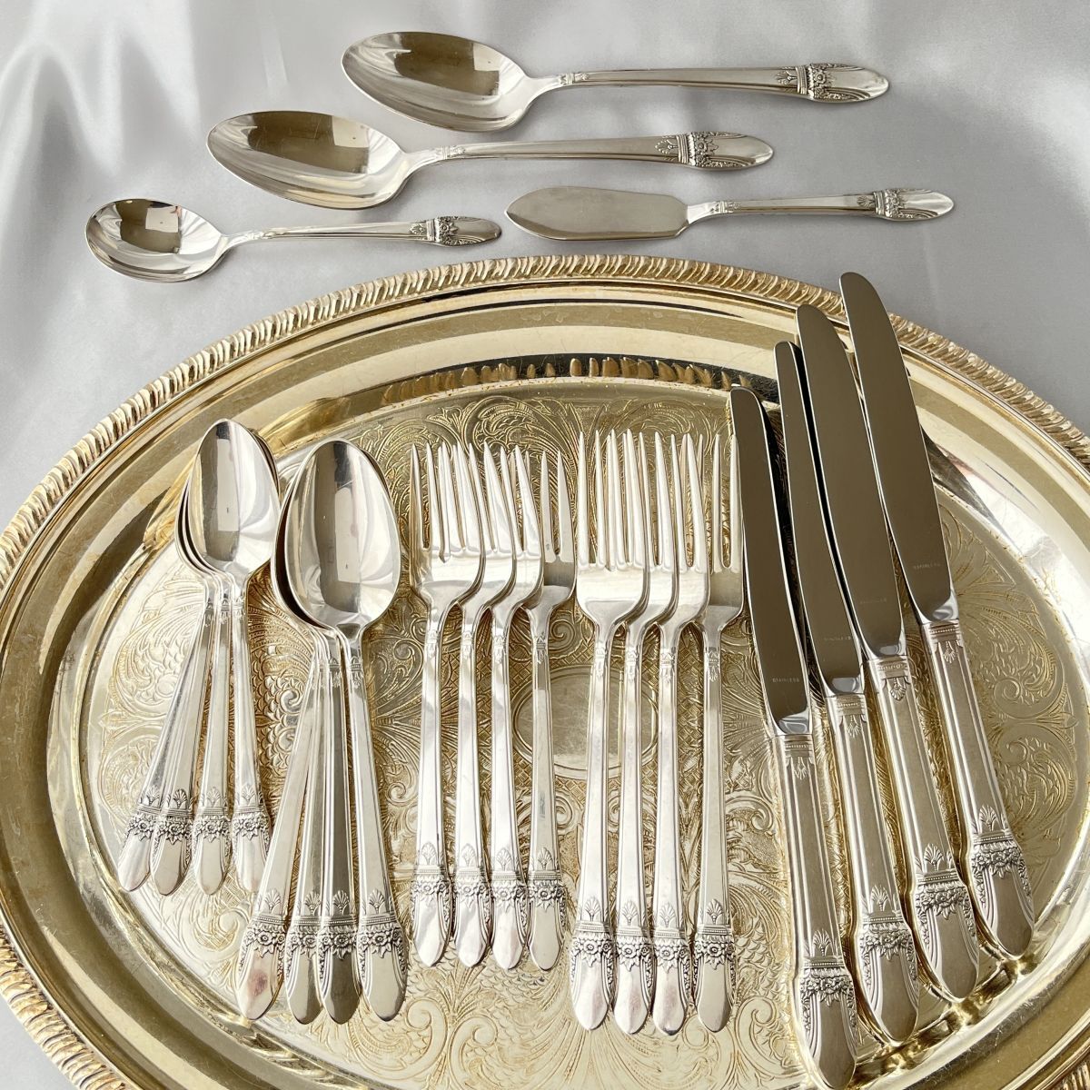 Rogers Bros】 First Love ディナーセット 4名用24本【シルバー