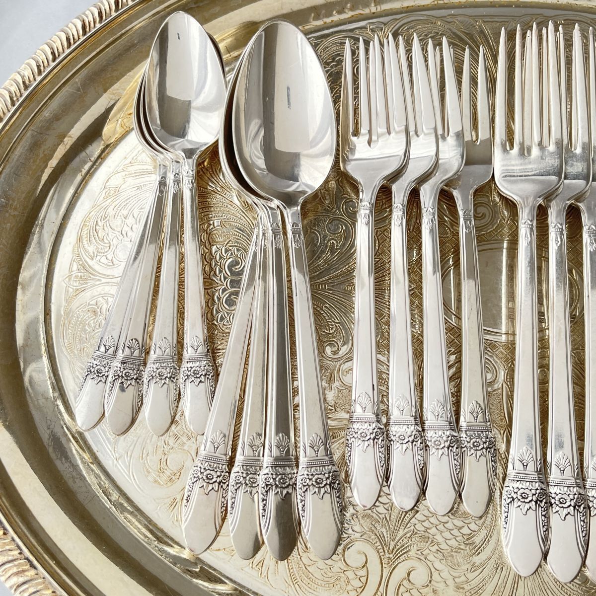 Rogers Bros】 First Love ディナーセット 4名用24本【シルバー