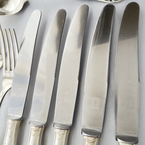 ドイツ】ディナーセット 15本【シルバープレート】 工芸品