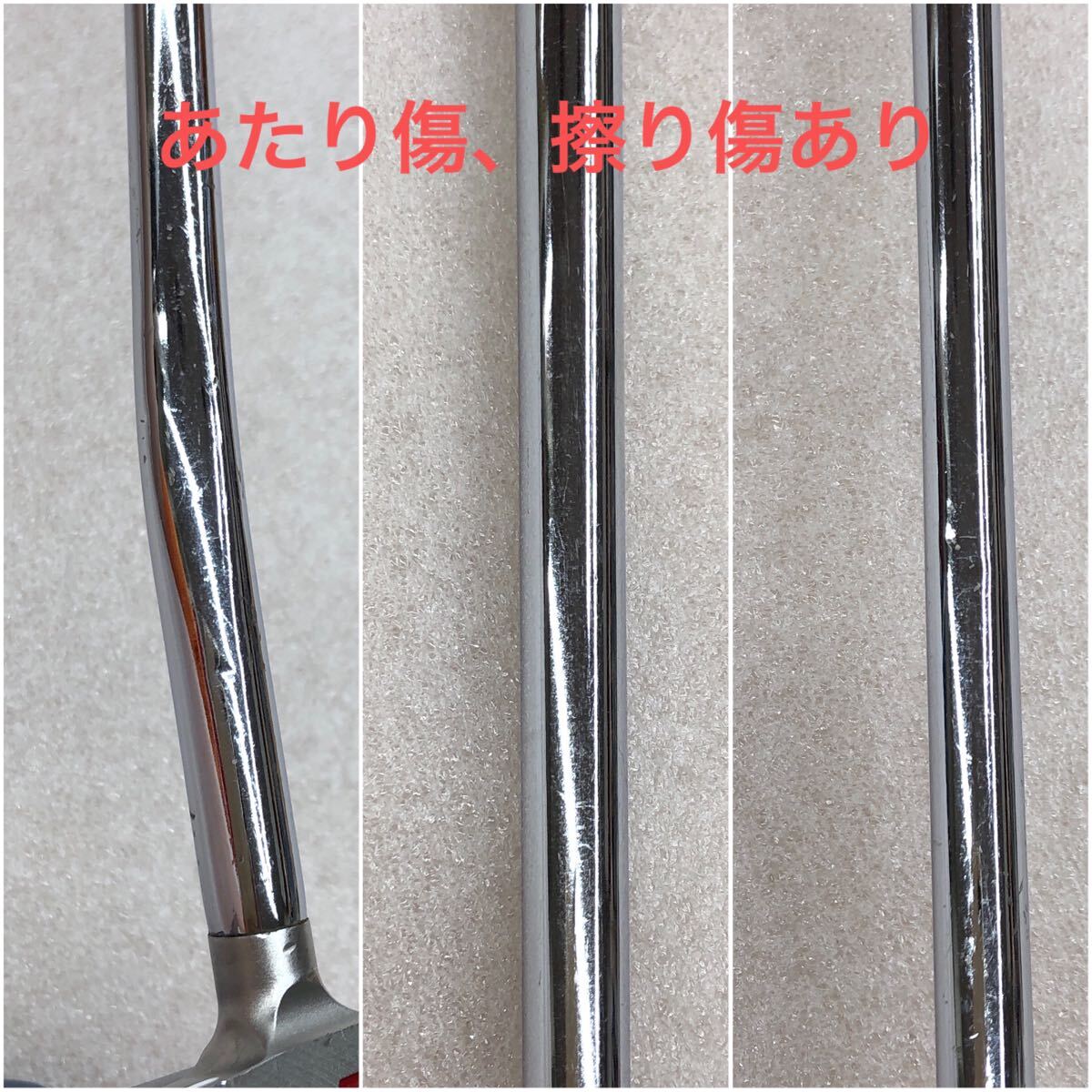 即決■パター / RJ ベティナルディ INOVAI 7.0 Squd Neck オリジナルスチール 34インチ 右 カバー無_画像7