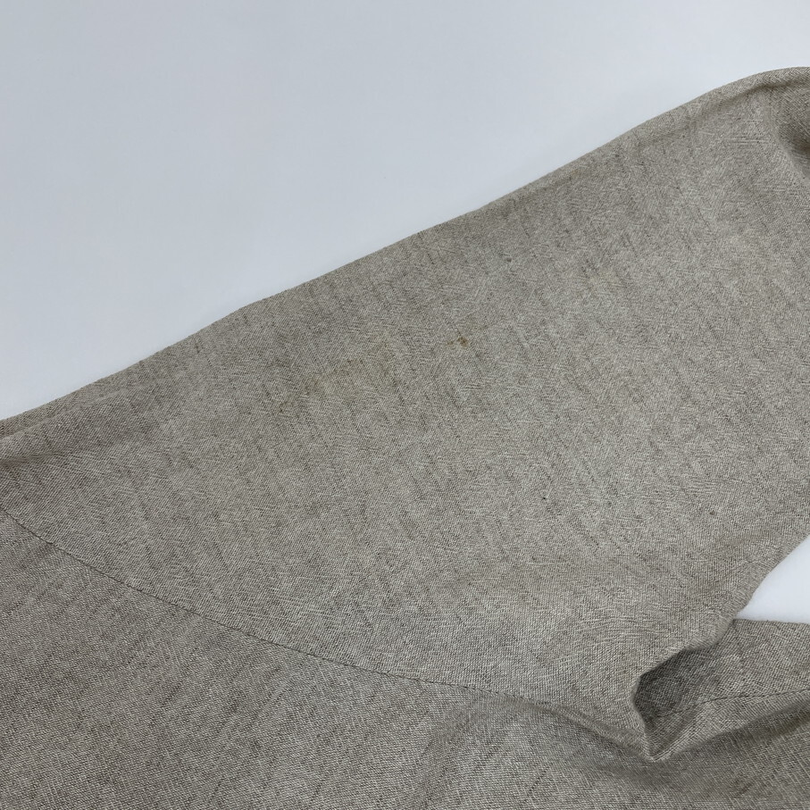 慈雨【40】ベージュ 長袖ジャケット アウター 日本製 レディース 生地 コットン リネン 綿麻 大人可愛い アシメ マツオ センソユニコ じう_画像9