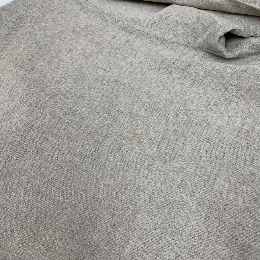 慈雨【40】ベージュ 長袖ジャケット アウター 日本製 レディース 生地 コットン リネン 綿麻 大人可愛い アシメ マツオ センソユニコ じう_画像7