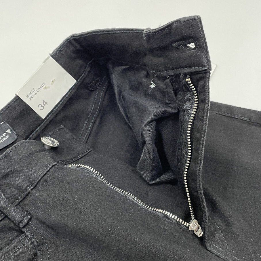 ZARA /34/ ブラックスカルプトデニムパンツ ジーンズ レディース