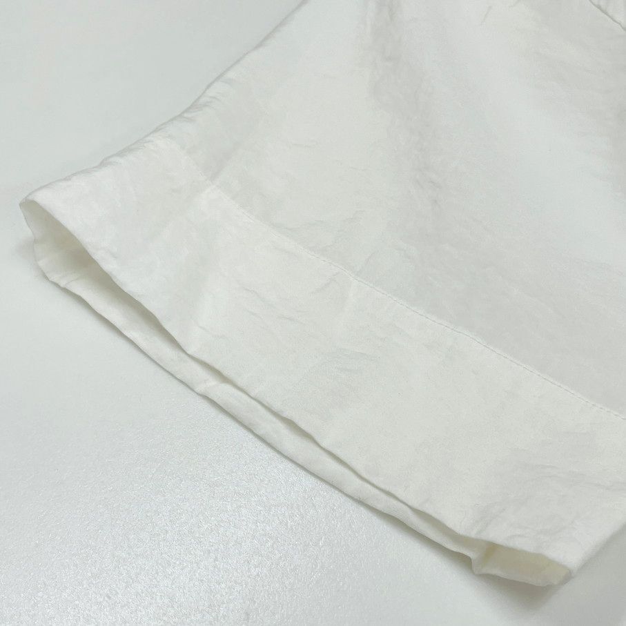 ZARA /L/ ホワイト シャツ ブラウス トップス レディース タグ付き カジュアル 通勤 フェミニン 大人可愛い生地 ガーリー デイリー ザラ_画像5