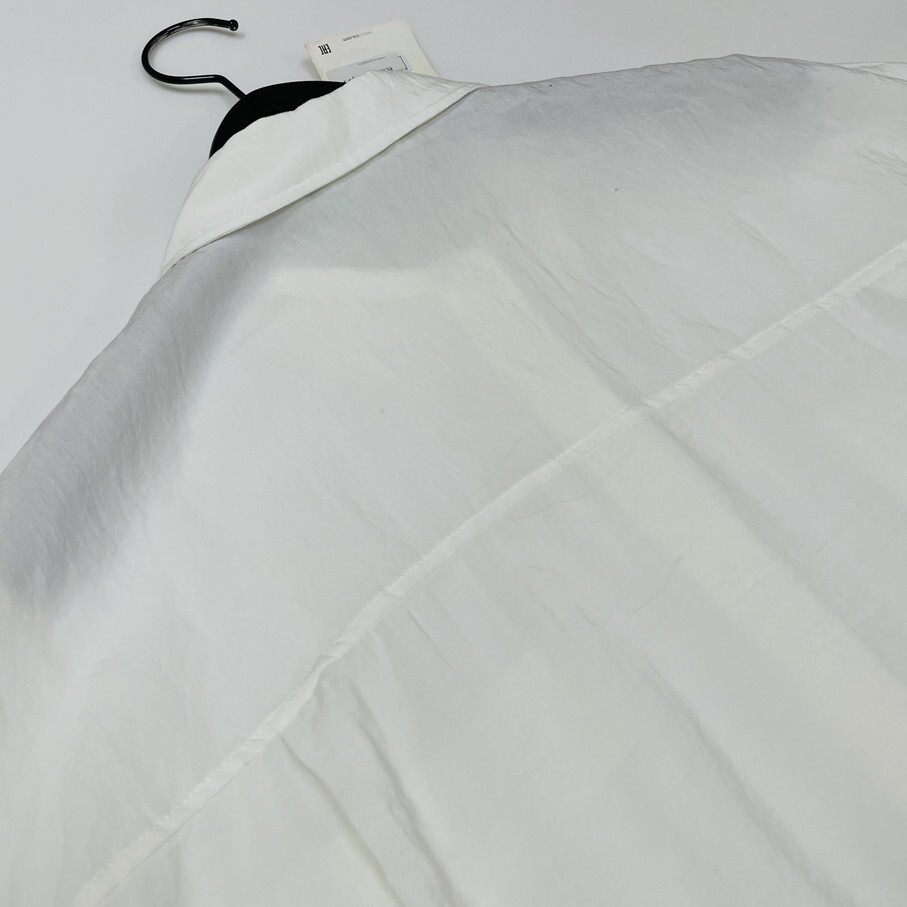 ZARA /L/ ホワイト シャツ ブラウス トップス レディース タグ付き カジュアル 通勤 フェミニン 大人可愛い生地 ガーリー デイリー ザラ_画像9