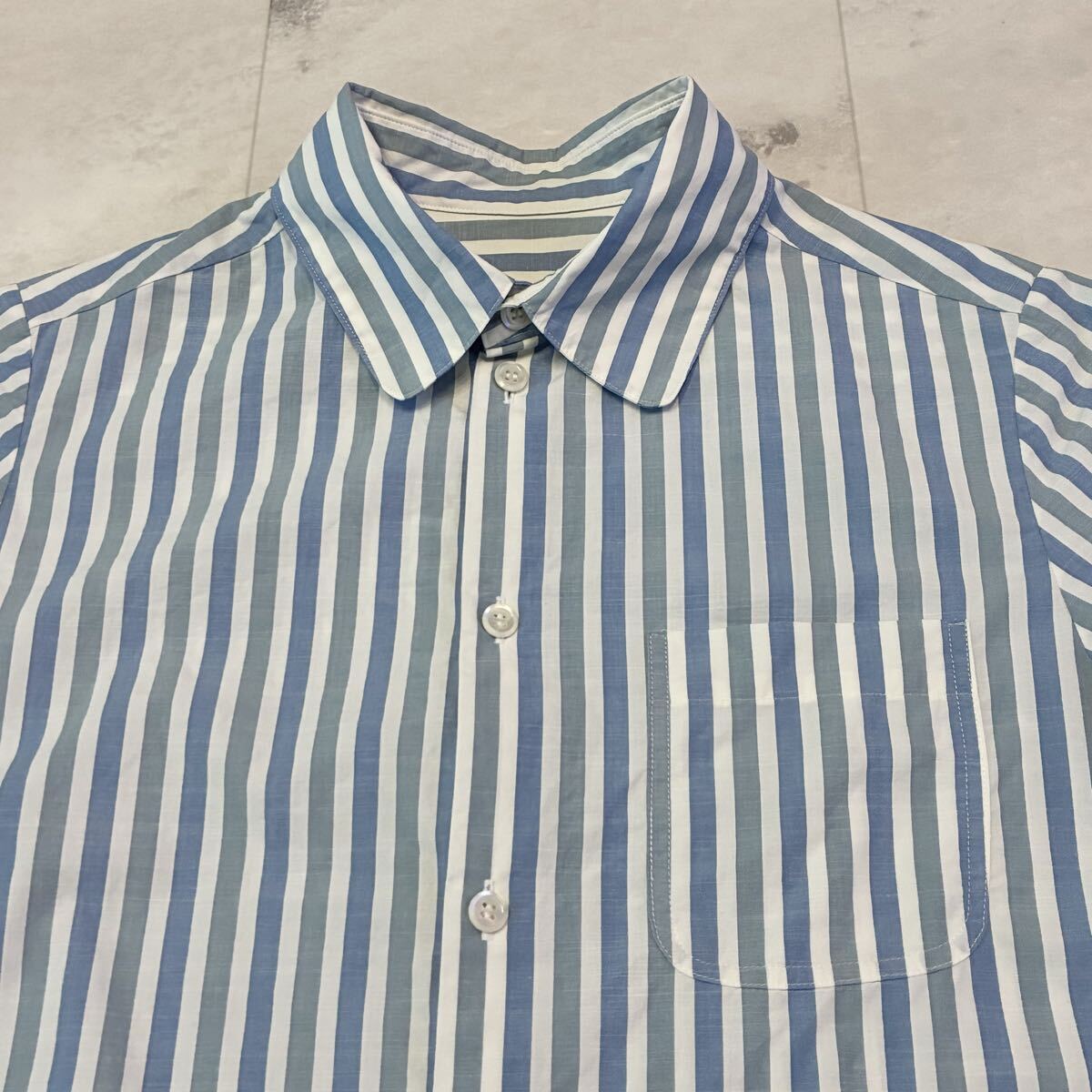 A.P.C. RUE MADAME PARIS ストライプ 長(zhǎng)袖シャツ