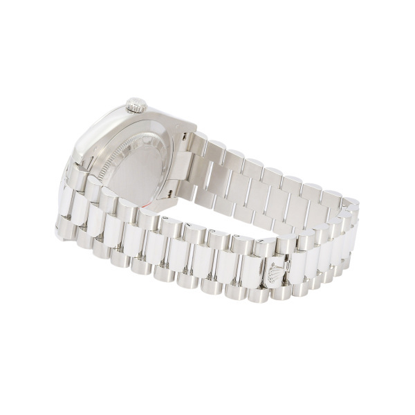 ロレックス ROLEX デイデイトII 218206 アイスブルー/ローマダイヤ文字盤 中古 腕時計 メンズ_画像3