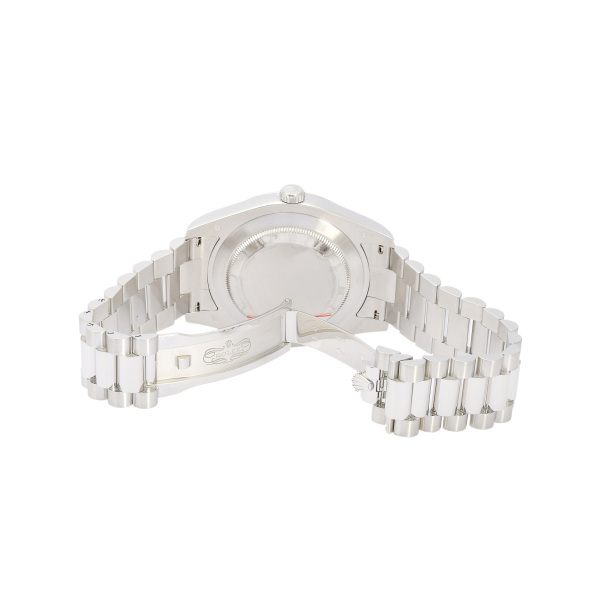 ロレックス ROLEX デイデイトII 218206 アイスブルー/ローマダイヤ文字盤 中古 腕時計 メンズ_画像5