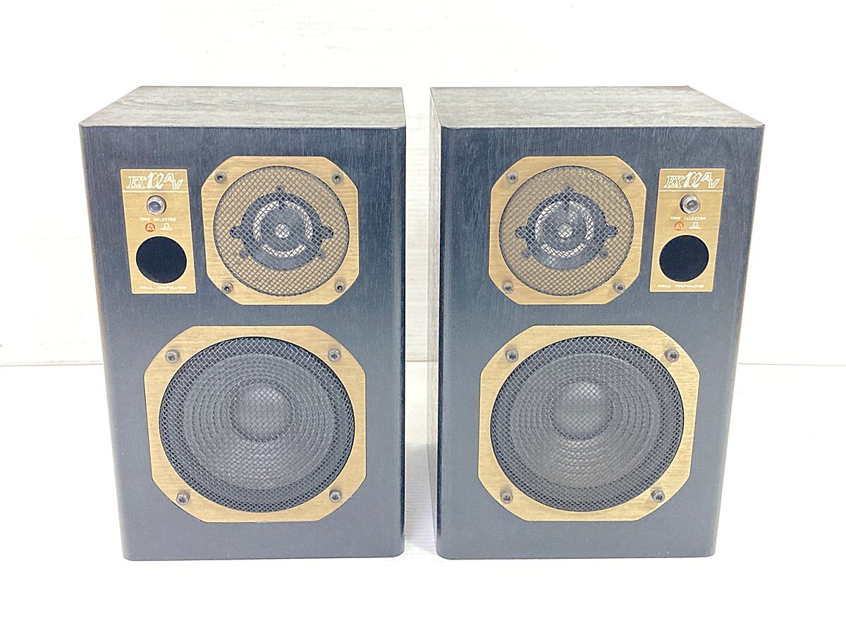 ∞ CORAL コーラル 2way スピーカーシステム EX-102AV ブックシェルフ バスレフ EX102 音響機(jī)器 □H8