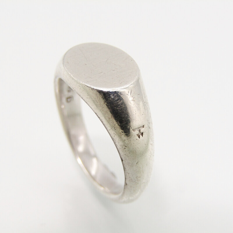 TOM WOOD トムウッド リング Joe Ring Satin #50 ジョー サテン ロジウムメッキ SV925 メンズ レディース 指輪 9.5号 28010587_画像3