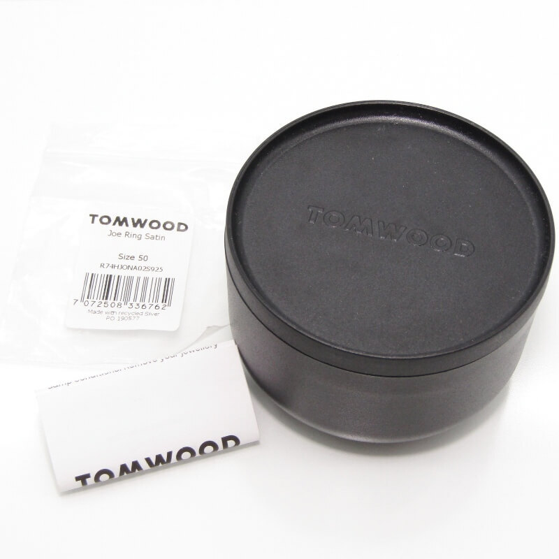 TOM WOOD トムウッド リング Joe Ring Satin #50 ジョー サテン ロジウムメッキ SV925 メンズ レディース 指輪 9.5号 28010587_画像9