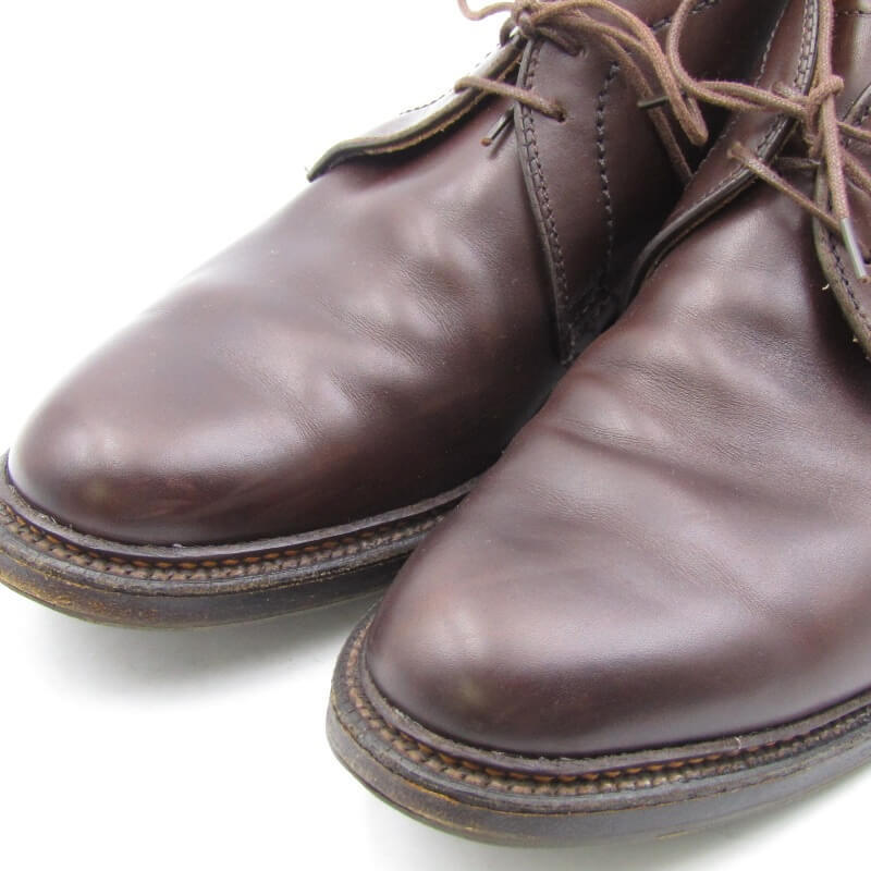 Alden オールデン US7D 25cm チャッカブーツ 1327C カーフ Calfskin Chukka バリーラスト ダークブラウン 30013130_画像5