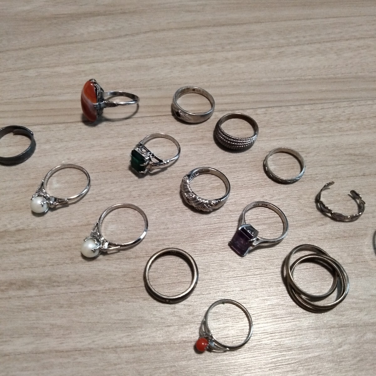 アクセサリー SILVER リング まとめて No.306