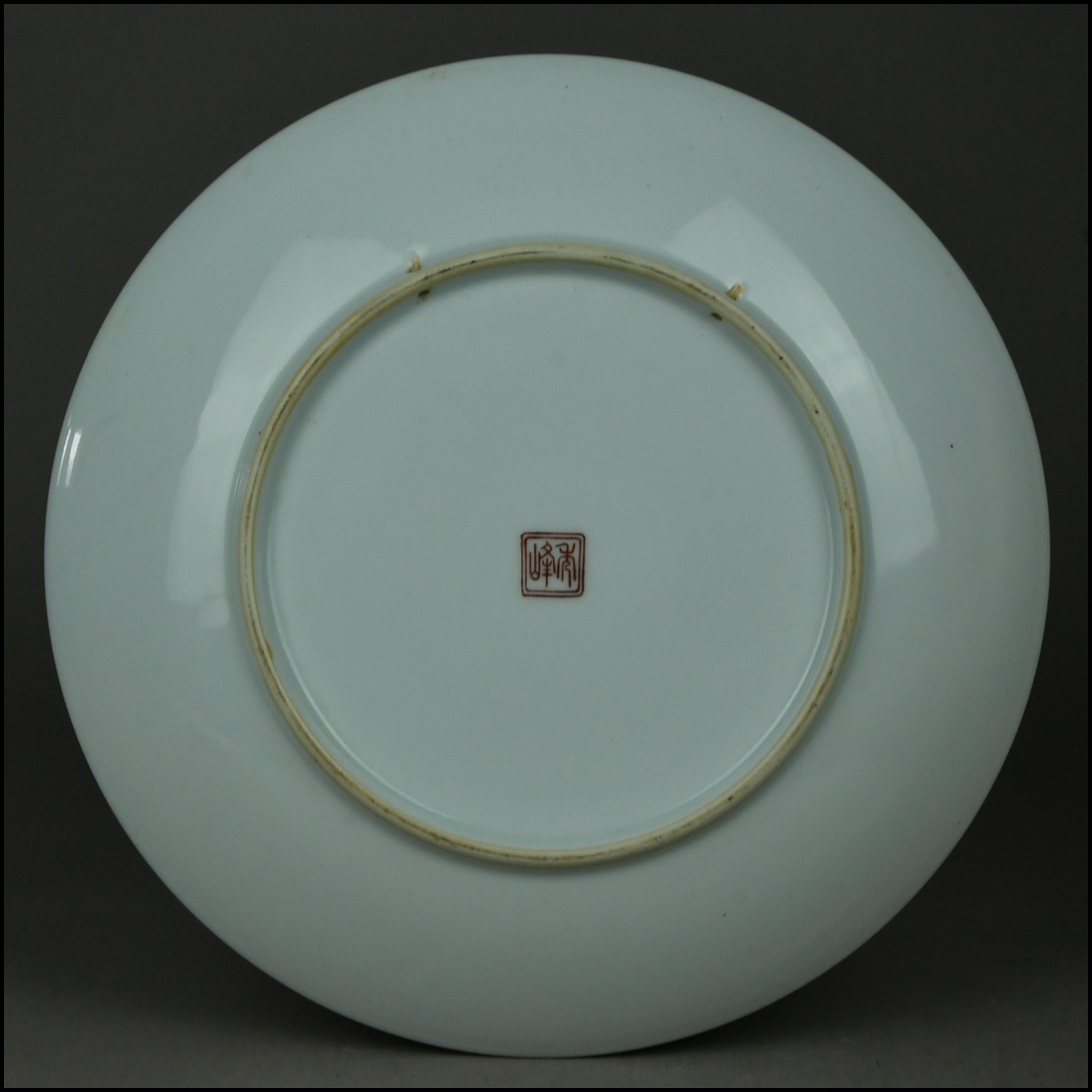 【ACT】伝統工芸 有田焼【秀峰】金彩色絵 桜御所車図 額皿 飾皿 床置 古美術品 高さ27.7cm A7-717AH_画像8