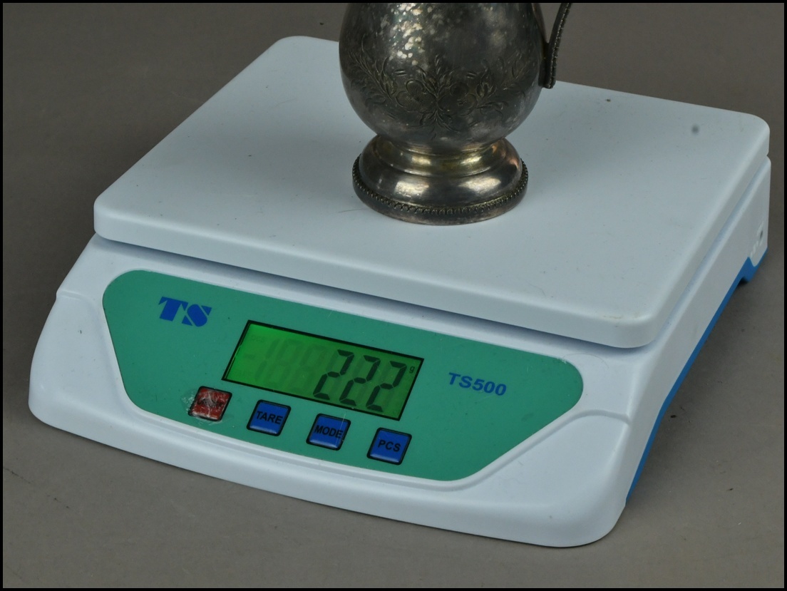 【ACT】アンティーク【BEST SILVER PLATE】MADE IN ENGLAND 彫刻 銀 シルバー 銀仕上げ ミルクポット 重さ222g A7-807-86_画像10