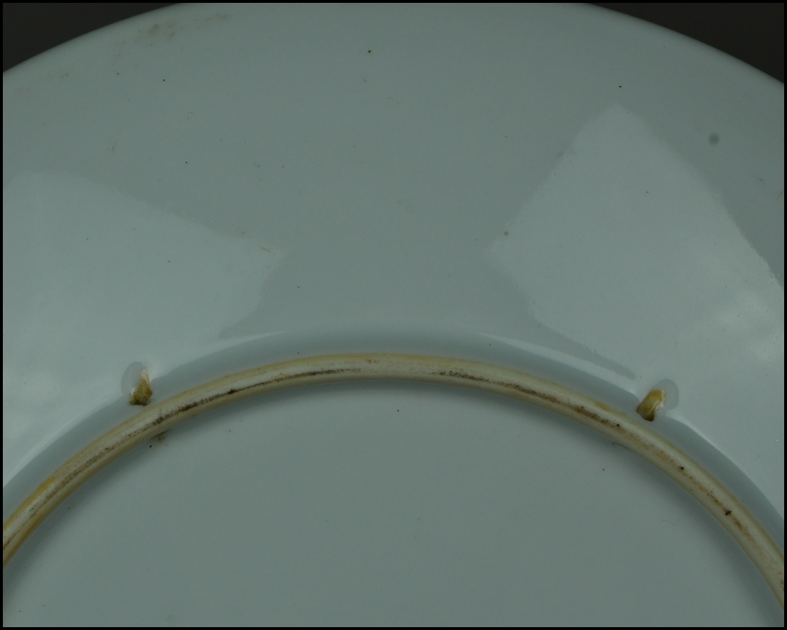 【ACT】伝統工芸 有田焼【秀峰】金彩色絵 桜御所車図 額皿 飾皿 床置 古美術品 高さ27.7cm A7-717AH_画像9