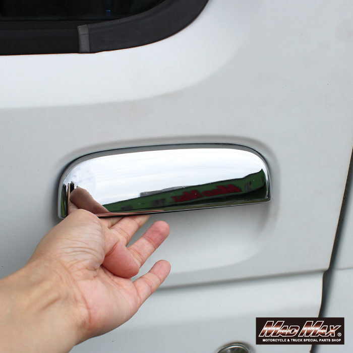 MADMAX 日産 NT100クリッパートラック DR16T メッキ ドアグリップカバー (MM70-0020-01)_画像4