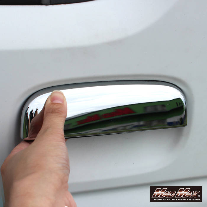 MADMAX スズキ キャリートラック DA63T/DA65T/DA16T用 メッキ ドアグリップカバー (MM70-0020-01) キャリィ CARRY_画像3