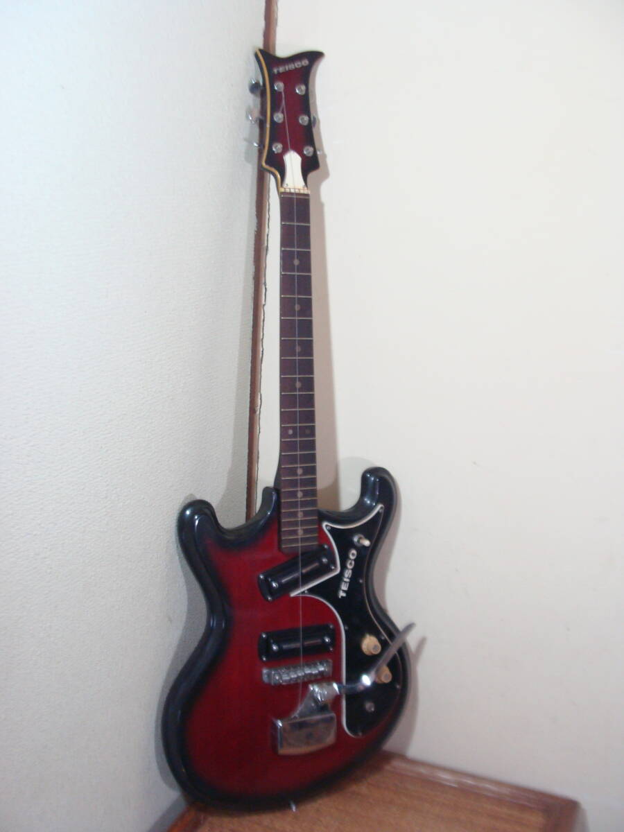 テスコ　エレキギター　ビザールギター　TEISCO　V-2 テスコ エレキギター ビザールギター TEISCO V-2 ジャンク品