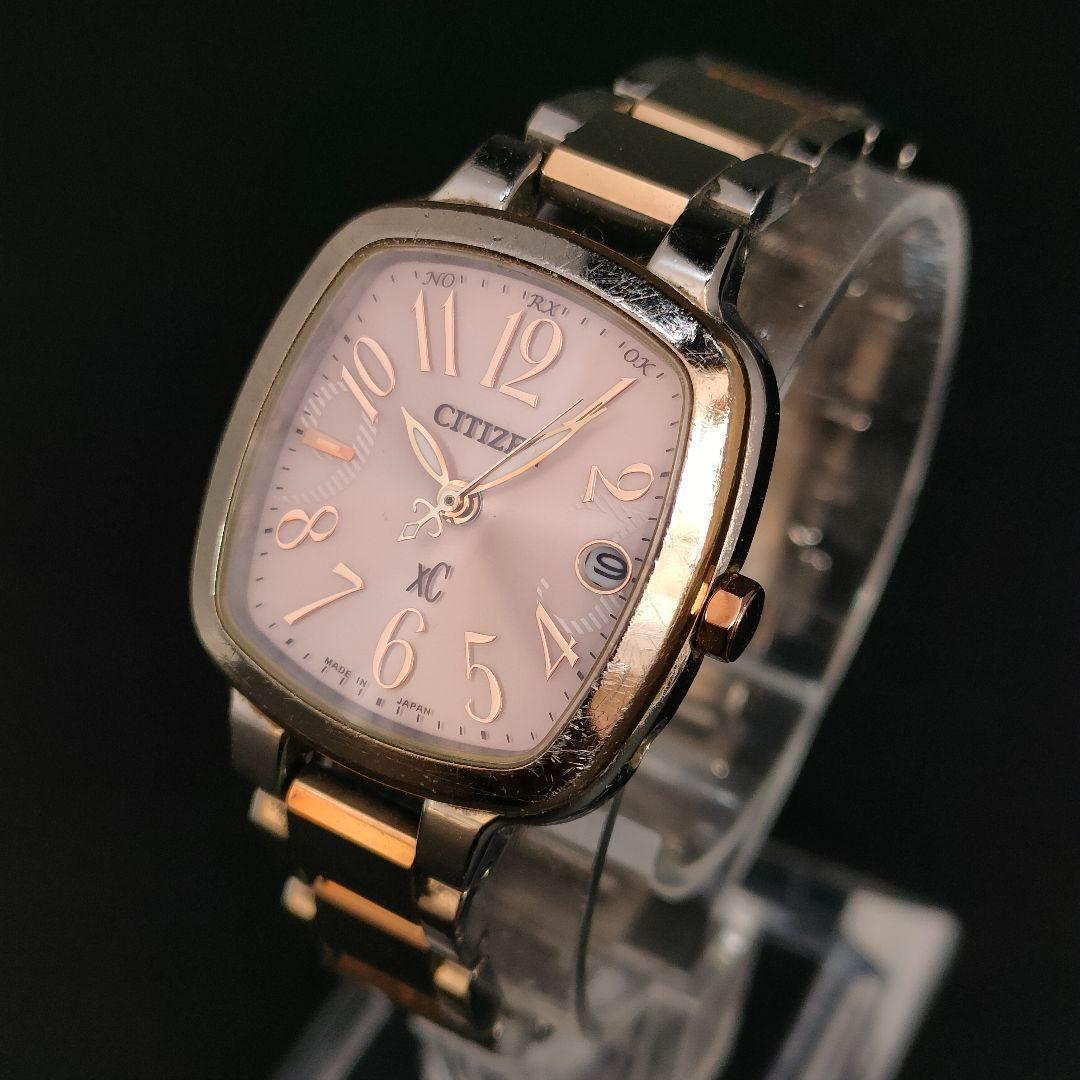 【未使用級・コマ付・ピンクゴールド】 CITIZEN シチズン xC ソーラー CITIZEN シチズン XC クロスシー ピンク ゴールド ソーラー