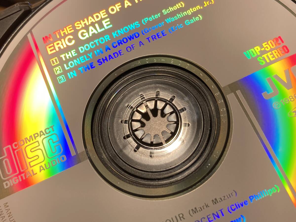 (VDP-5021) FUSION 帯付き 86年国内初期3000円盤 エリック・ゲイル(ERIC GALE/g:STUFF) 82年「イン・ザ・シェイド・オブ・ア・トゥリー」_画像7