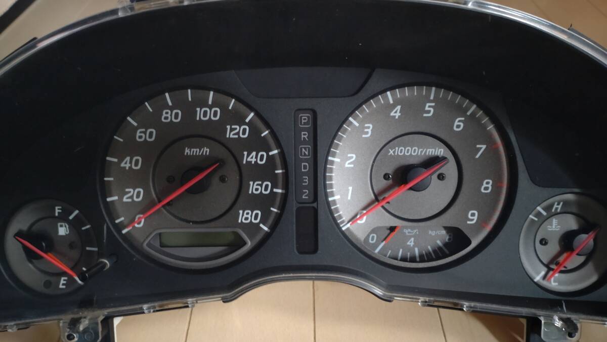 スカイライン ER34 25GTターボ　MT用　前期　純正スピードメーター スカイライン ER34 25GTターボ MT用 前期 純正スピードメーター
