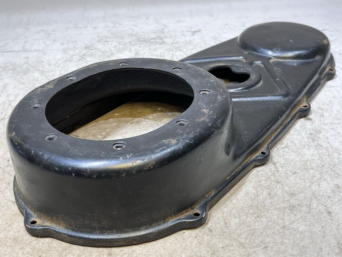 ② 41~49年 ハーレー 純正 ビンテージ オリジナル プライマリー カバー ダービー インスペクション ナックル パン ショベル チョッパー EL_画像7