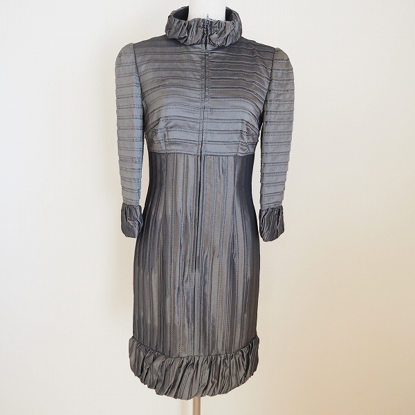 #wnc ミスアシダ missashida ワンピース 7 ジップアップ ギャザー スタンドカラー レディース [709062]_画像1