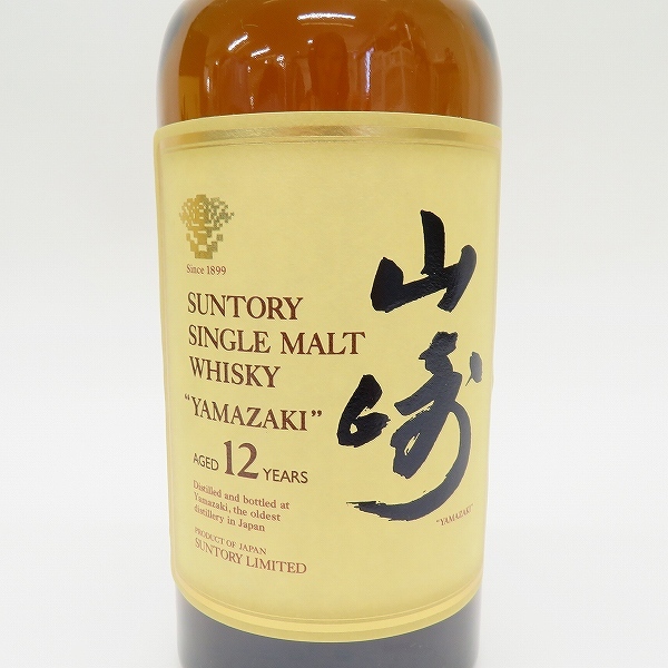 #ane サントリー 山崎 12年 SUNTORY シングルモルト ウイスキー SYA1N 750ml 43％ 未開栓 [864905]