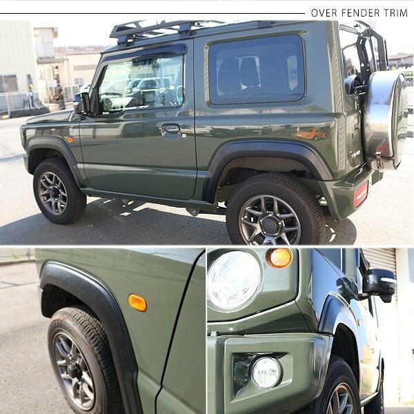  Jimny JB64W надкрылок широкий крыло винт нет модель черный соответствующий требованиям техосмотра с гарантией . аксессуары custom экстерьер детали 