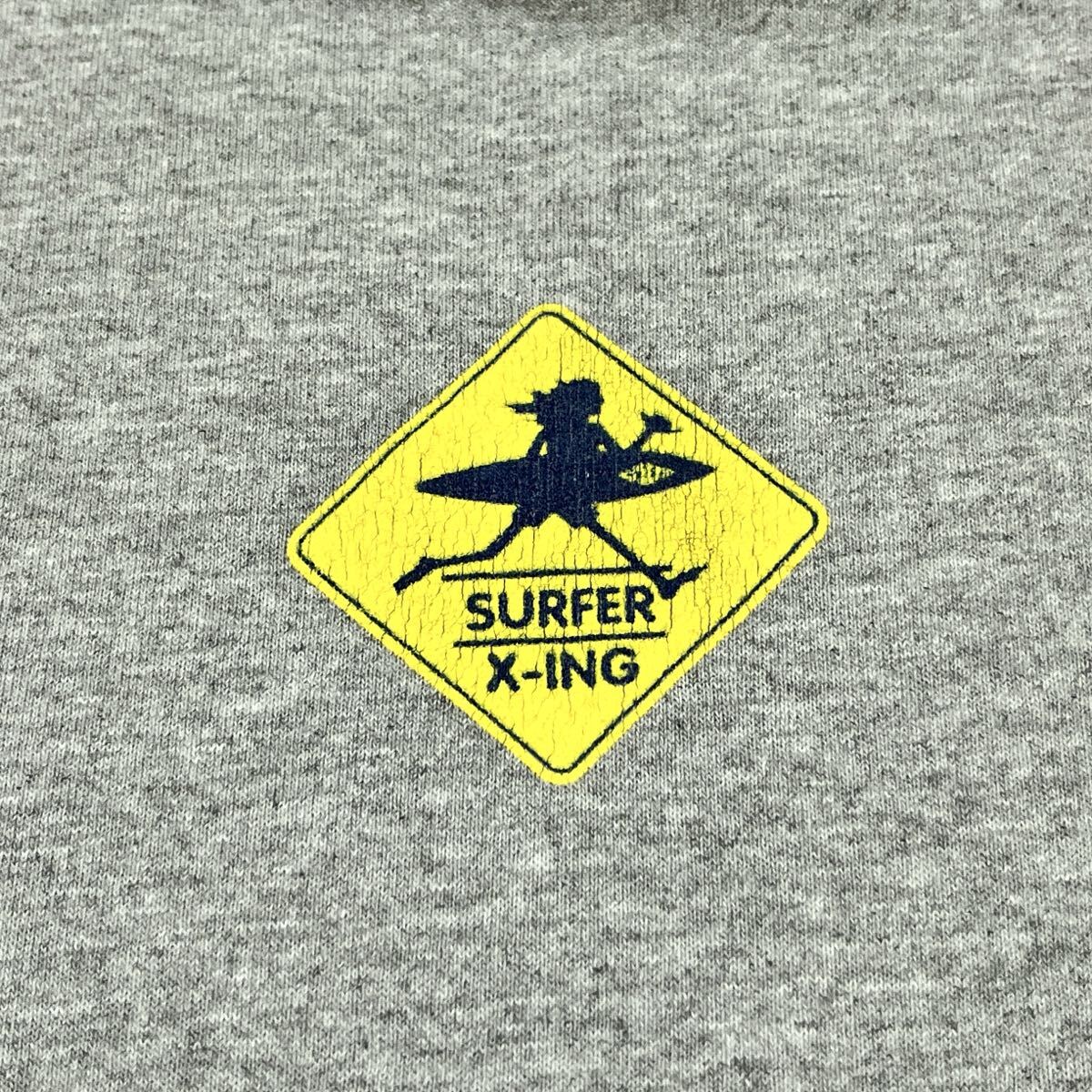 Anvil バータグ SURFER X-ING リンガー Tシャツ 検索: 古着 アンビル リンガーT サーフィン 霜降り_画像6