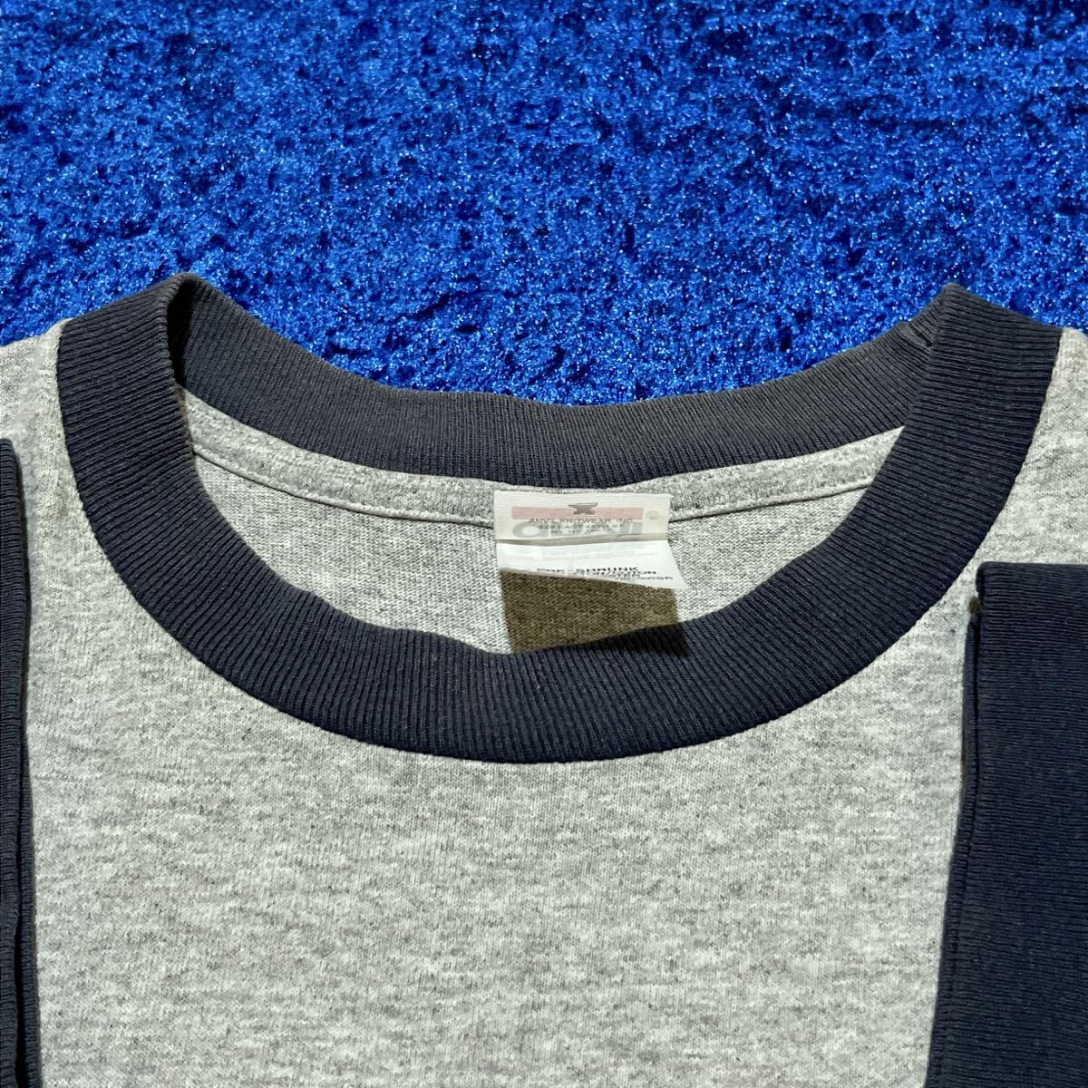 Anvil バータグ SURFER X-ING リンガー Tシャツ 検索: 古着 アンビル リンガーT サーフィン 霜降り_画像8