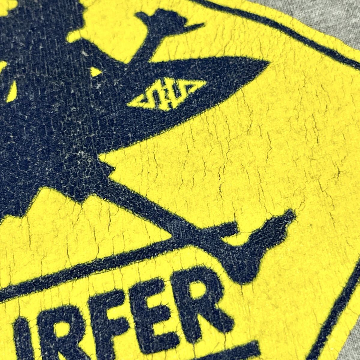 Anvil バータグ SURFER X-ING リンガー Tシャツ 検索: 古着 アンビル リンガーT サーフィン 霜降り_画像9