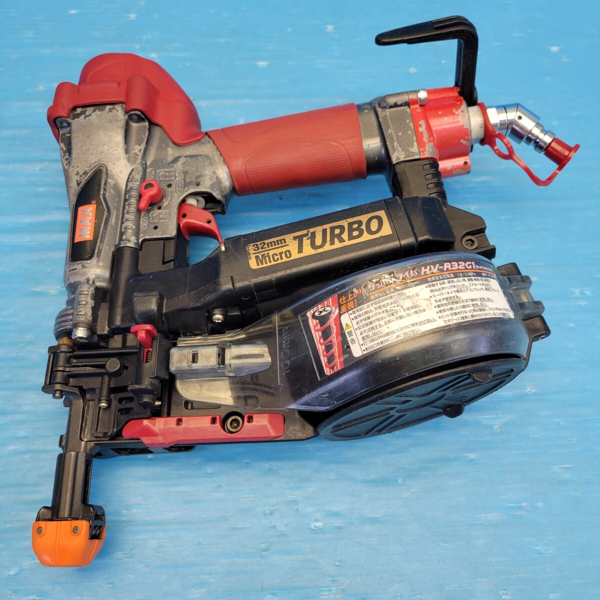 99 送料無料 MAX 32mm高圧ターボドライバ HV-R32G1 中古動作品