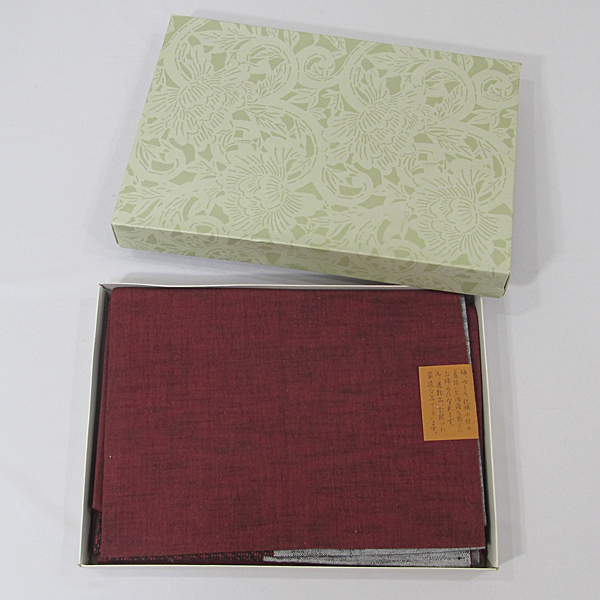 御京袋帯 綿帯 民芸帯 巾30㎝ｘ長さ350㎝ 箱入 未使用保管品_画像6