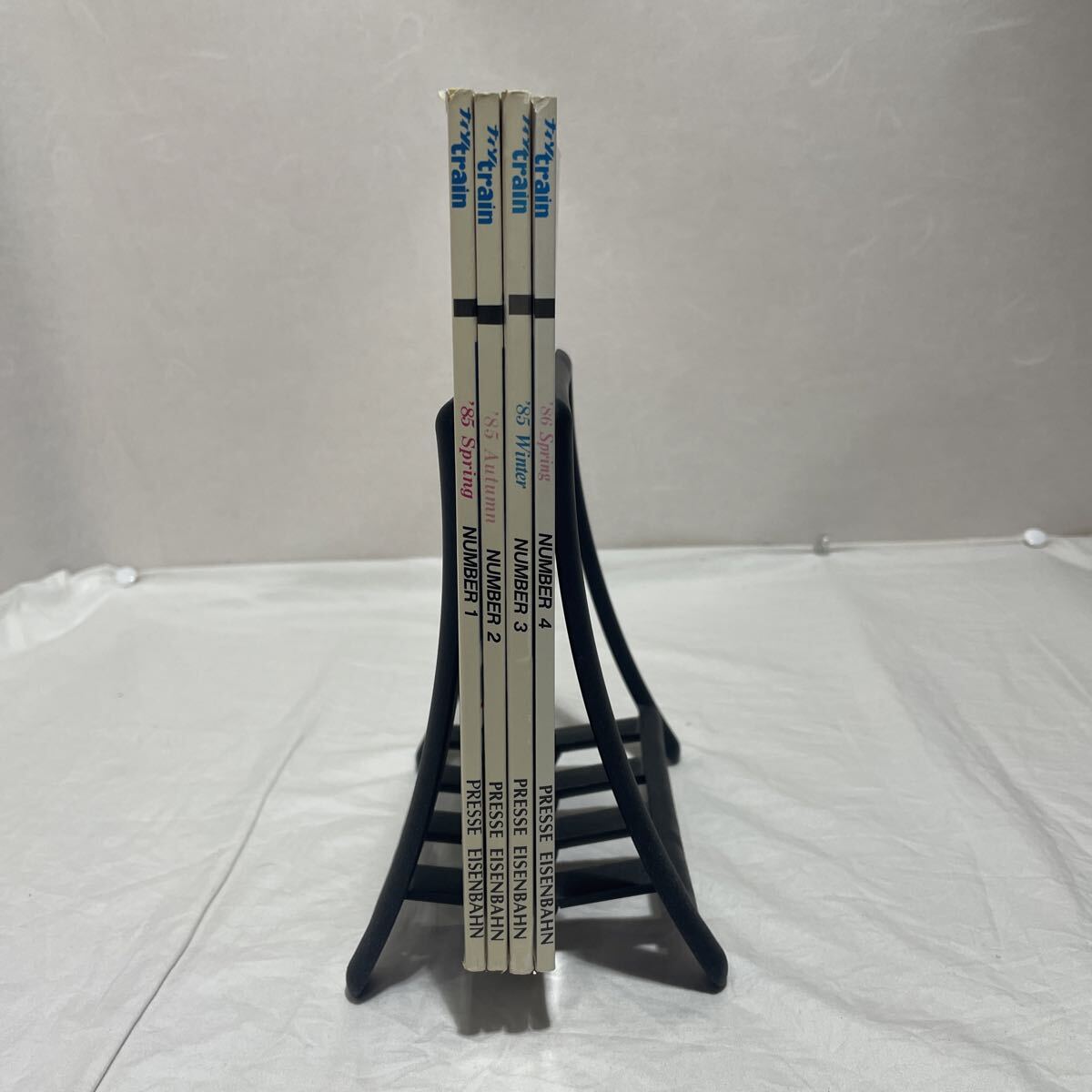 月刊とれいん増刊 ナイン train NUMBER1・2・3・4 計4冊　古本　1985年 3冊・1986年 1冊　Nゲージ_画像7