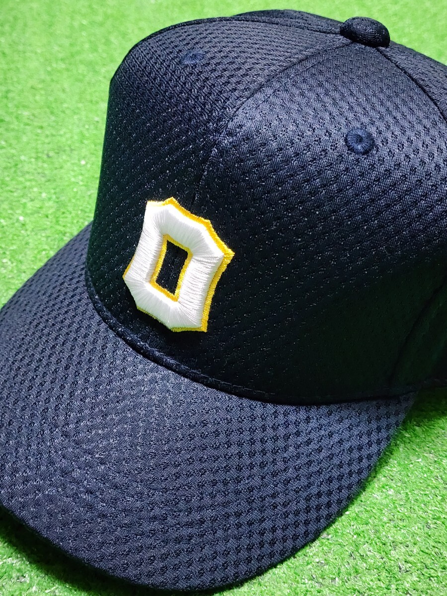 阪神タイガース　復刻オールド　レプリカキャップ　帽子　mizuno社製　ネイビー　フリーサイズ　大阪タイガース