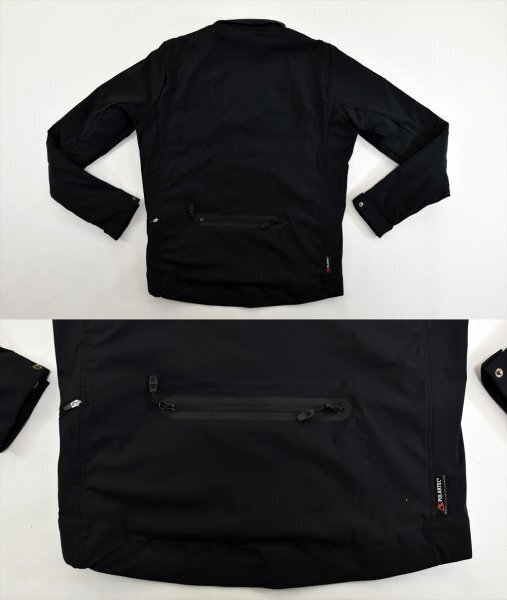 送料無料1★KAPELMUUR★カペルミュール Polartec ライダースジャケット Neoshell size:S ブラック_画像7