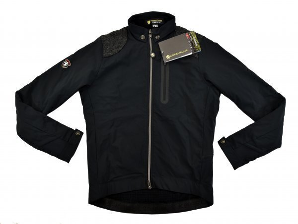 送料無料1★KAPELMUUR★カペルミュール Polartec ライダースジャケット Neoshell size:S ブラック_画像1