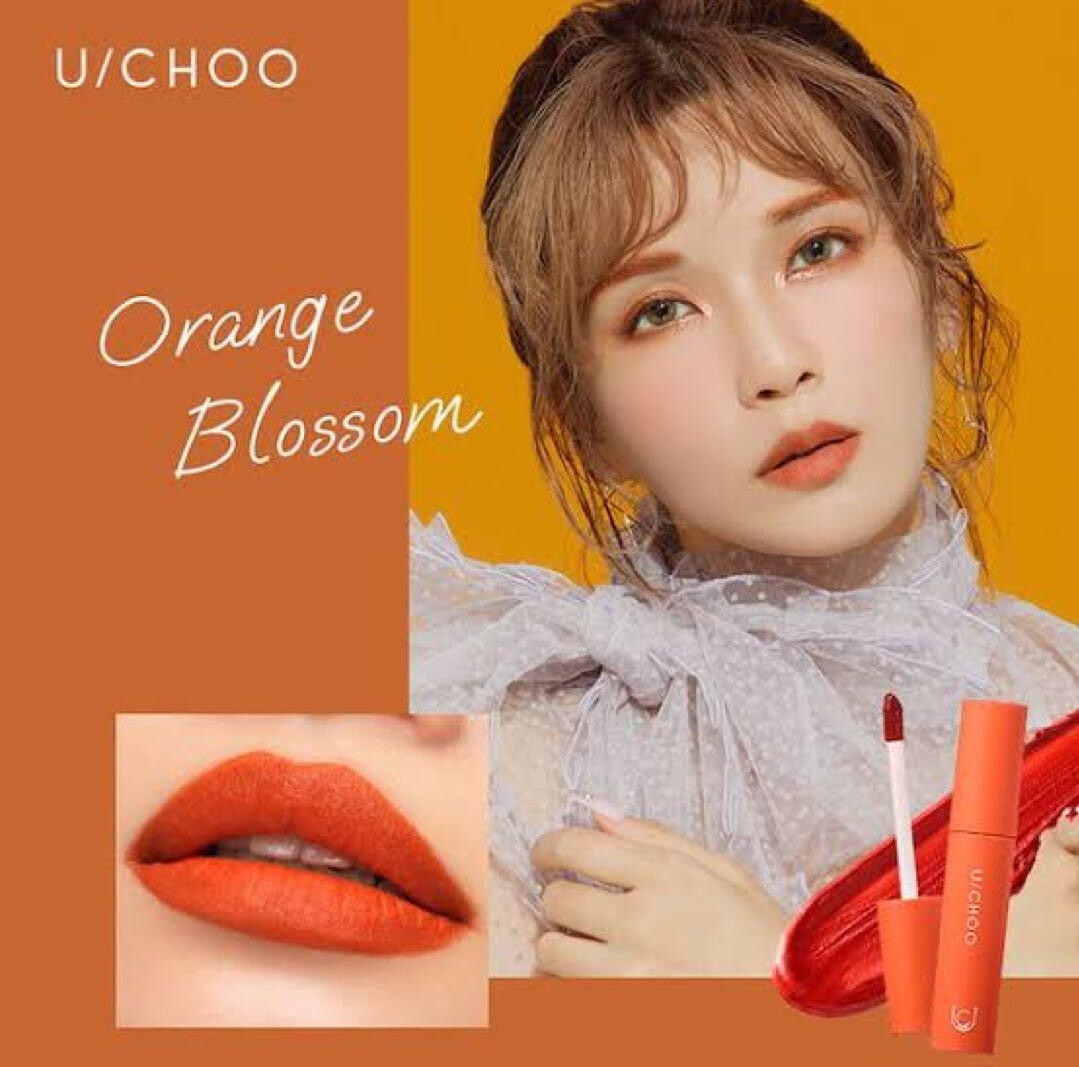 【2本セット 新品未開封品】U/CHOO ワンダー　リップティント　口紅　オレンジブロッサム　5.5g　送料無料_画像4