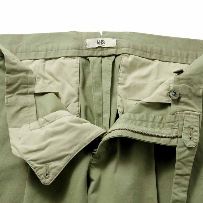 GTA(ジーティーアー) / ガーメントダイコットンストレッチギャバジン1プリーツショーツ(BYRON SHORT/61406) [gta2470051-48]_画像4