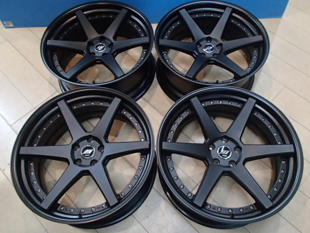 TPMS対応 MBK 中古4本 WORK ZEAST ワーク ジースト ST1 9.0J 21in IS26/IS21 PCD114.3 LEXUS 20系 RX チューナーサイズ M12_画像1