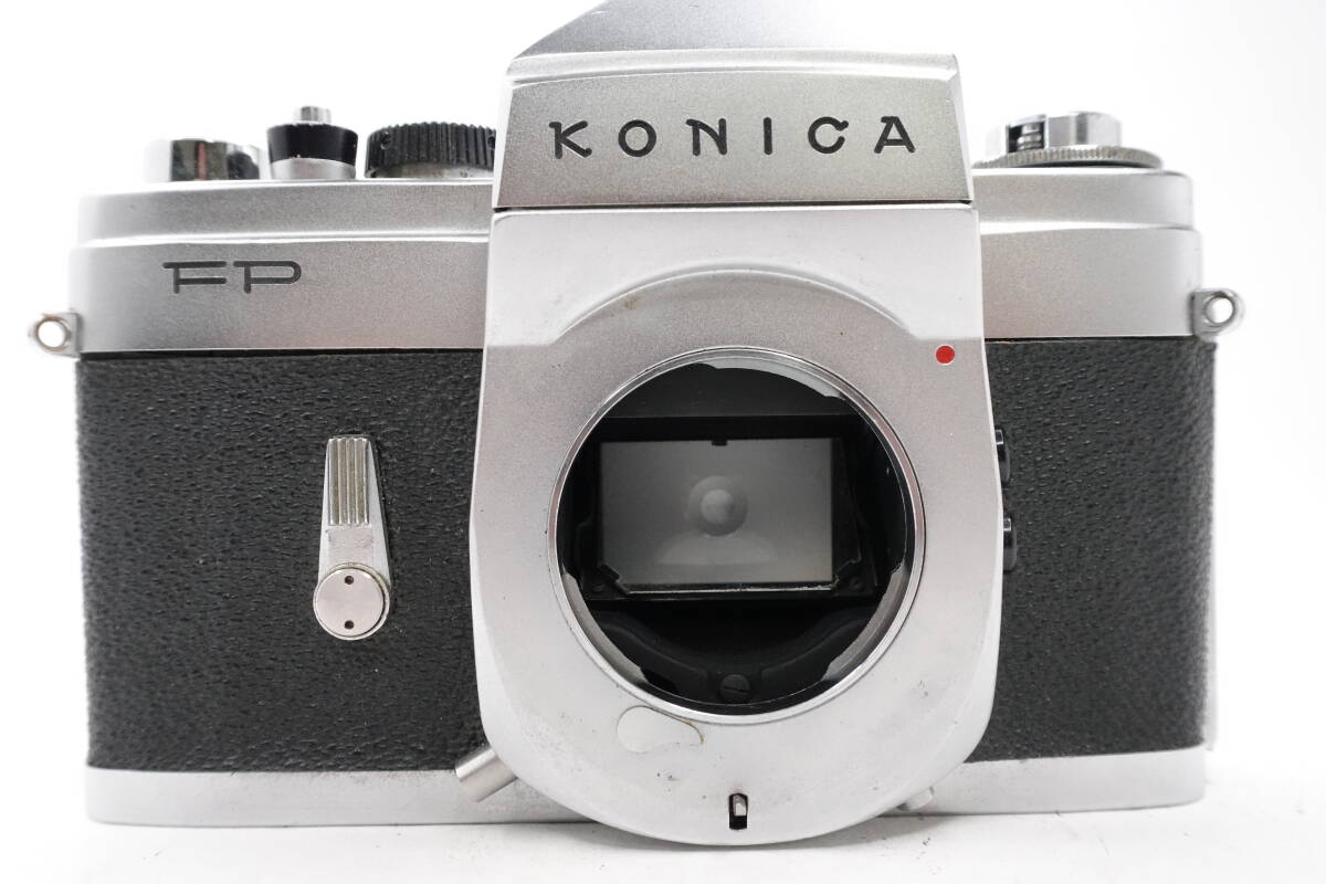 ★実用品★ コニカ KONICA FP 一眼レフ カメラ ボディ KONISHIROKU HEXANON 52MM F1.8 レンズ ★シャッター全速OK★ #2501-12-7-1165_画像6
