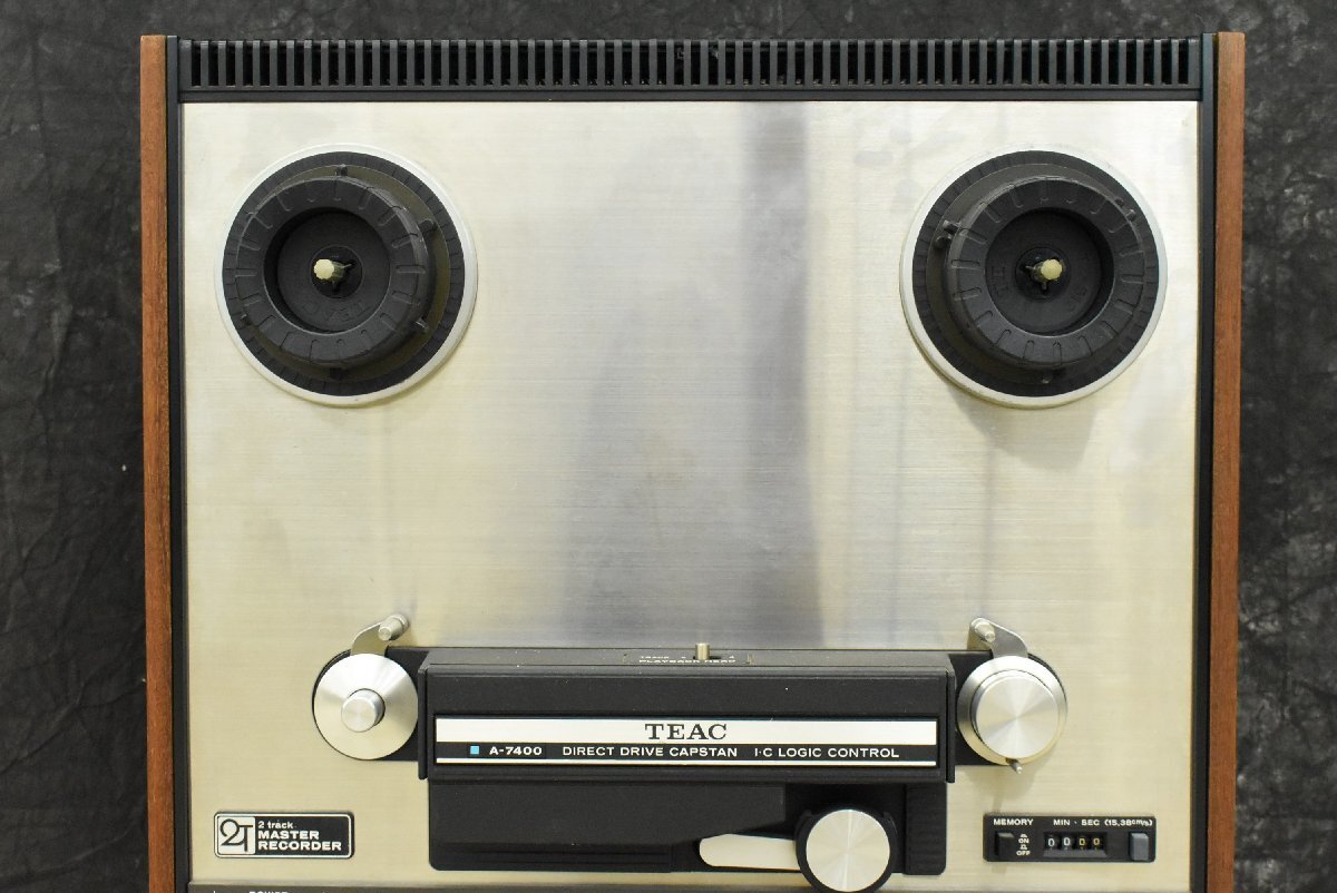 TEAC ティアック A-7400-2T オープンリールデッキ オーディオ 中古 現状品 TEAC ティアック A-7400 - 2Tオープンリールデッキ 通電OK