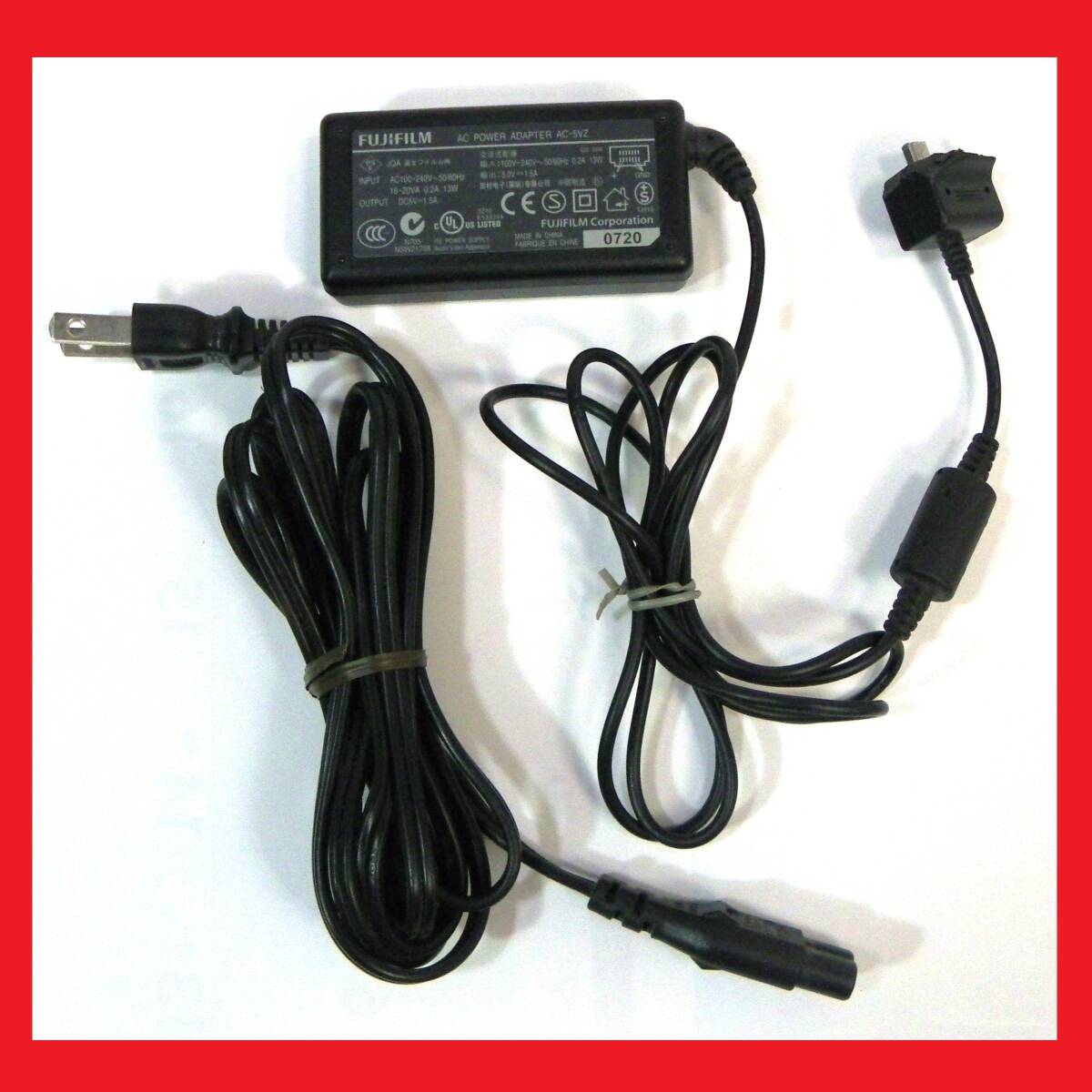 定形外郵便.450円発送OK　フジフィルム ACアダプター ACー5VZ　カメラ本體無いのでノーチェックです?。ǔ鄸?樂多我）